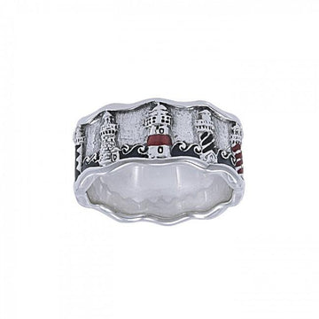 Lighthouse Silver Ring TR3741 - Jewelry